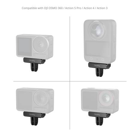 SmallRig 5813 - zestaw, 2x adapter/mocowanie szybkozłączkowe do DJI Osmo 360 / Action 5 Pro / Action 4 / Action 3 - kompatybilność